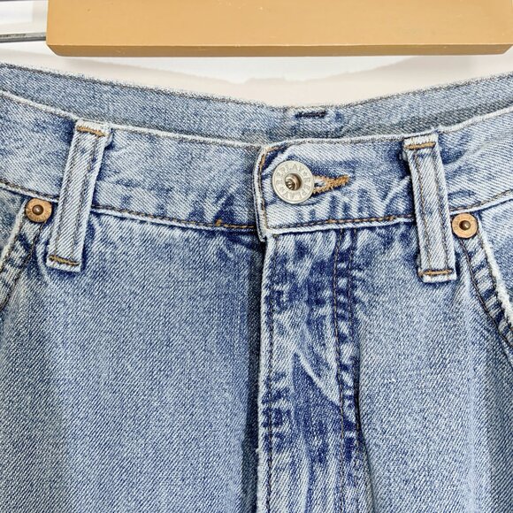 Vintage Y2K Faded Light Wash Low Rise Jeans by REPLAY / Made in Italy / Small - Picture 3 of 11